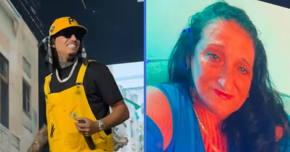 El Bebeshito conmueve Miami al dedicarle “Maldita distancia” a su madre en Cuba durante videollamada en su concierto