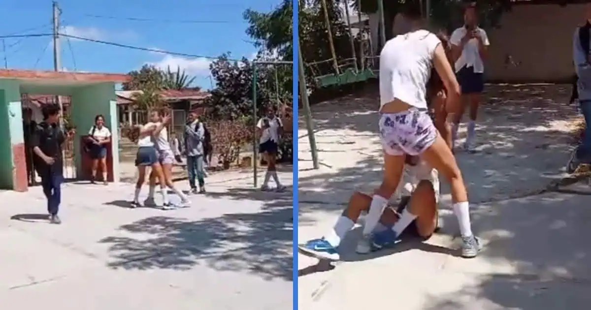 Secundaria en Cuba otra vez en el foco: alumnos graban y alientan una nueva bronca entre compañeras