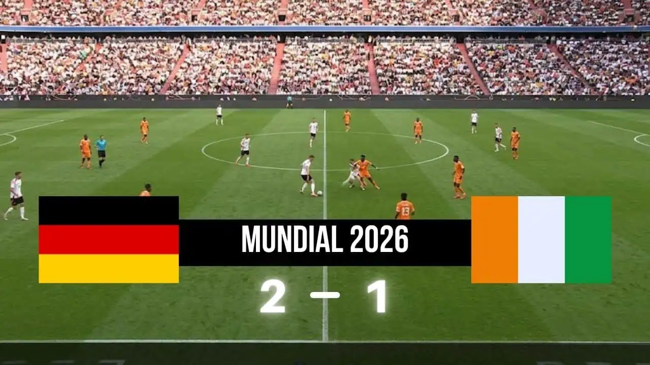 Alemania derrota a Costa de Marfil 2-1 en el Mundial de Fútbol 2026 (Fase de Grupos – Grupo E)