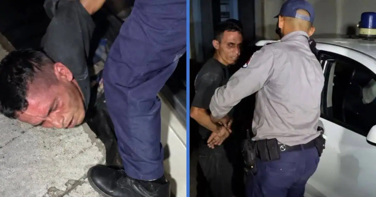 Vecinos de Manzanillo «suenan» a un presunto ladrón sorprendido sobre los techos durante un apagón